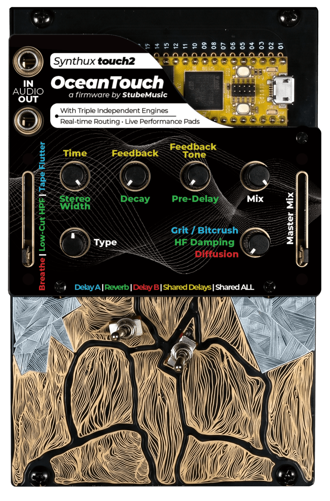 OceanTouch firmware running on Synthux Touch 2